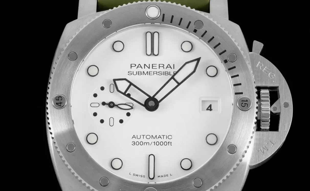 Submersible PAM1226 44mm SS / RU White Dial VSF P900 - Image 2