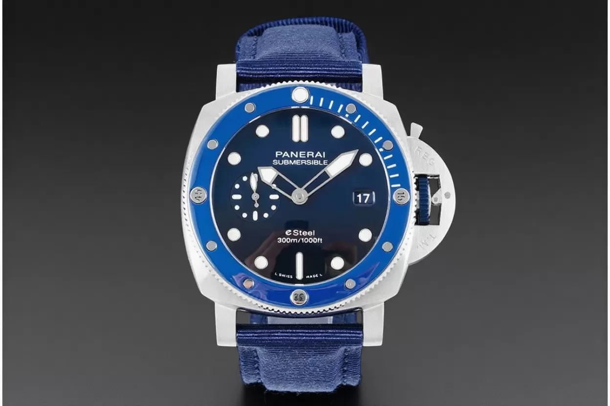 Submersible PAM1289 44mm SS / NY Blue Dial VSF P900 - Image 3
