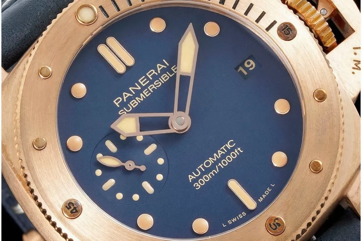 Submersible Pam1074 Bronzo 42mm BR / LE Blue Dial VSF P900 - Image 3