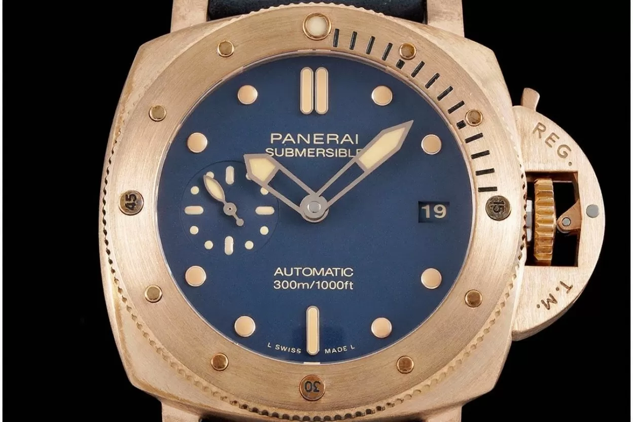 Submersible Pam1074 Bronzo 42mm BR / LE Blue Dial VSF P900 - Image 2