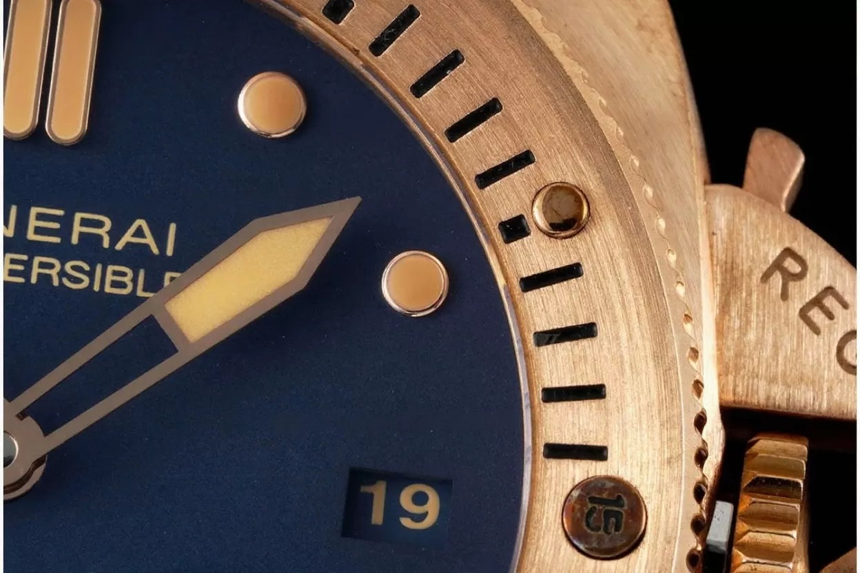 Submersible Pam1074 Bronzo 42mm BR / LE Blue Dial VSF P900 - Image 4