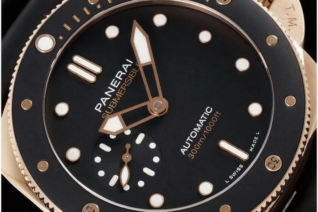 Submersible PAM2164 42mm RG / RU Black Dial VSF P900 - Image 2