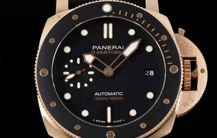Submersible PAM2164 42mm RG / RU Black Dial VSF P900 - Image 5