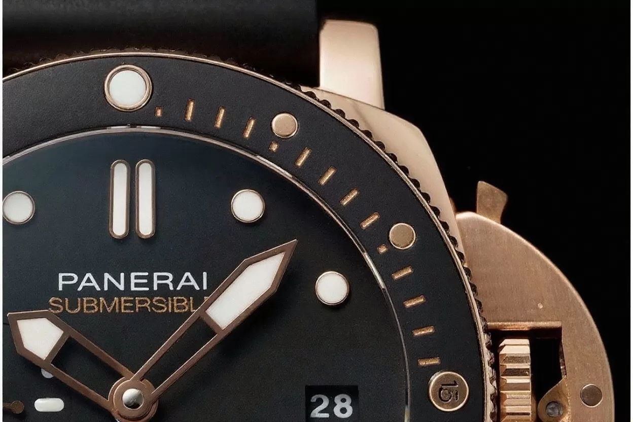 Submersible PAM2164 42mm RG / RU Black Dial VSF P900 - Image 7