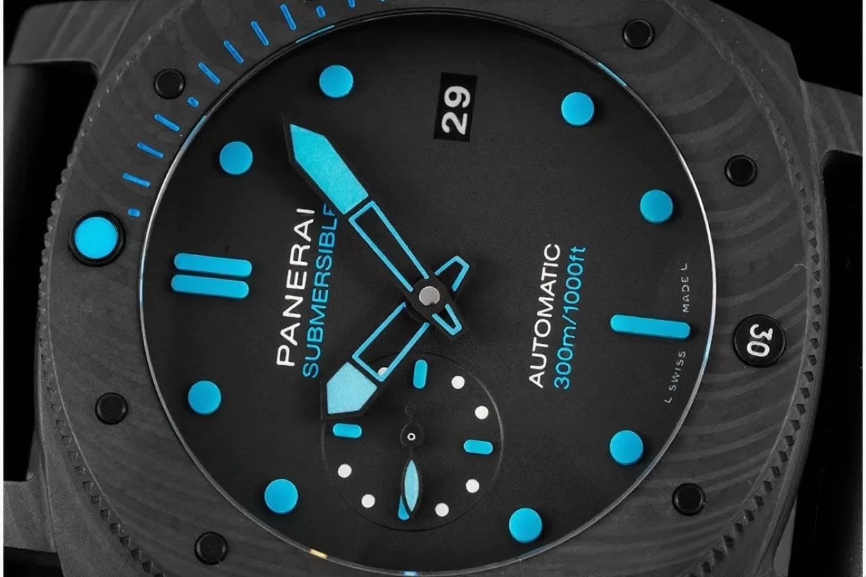 Submersible Pam1616 47mm Carbon / RU Black Dial VSF P9010 - Image 3