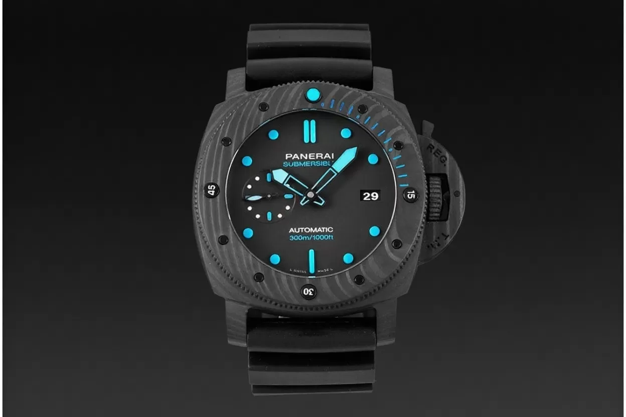 Submersible Pam1616 47mm Carbon / RU Black Dial VSF P9010 - Image 2