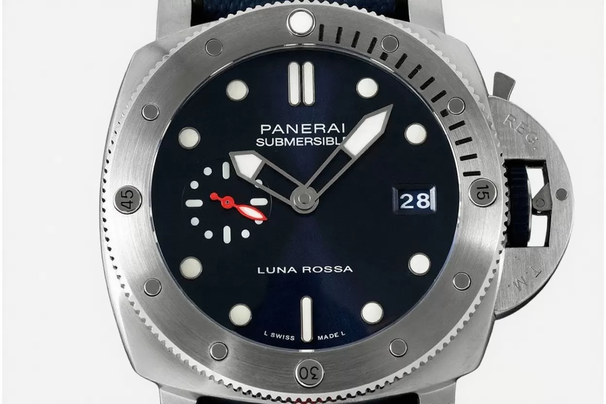 Submersible PAM1391 Luna Rossa 44mm SS / RU Blue Dial VSF P900 - Image 2