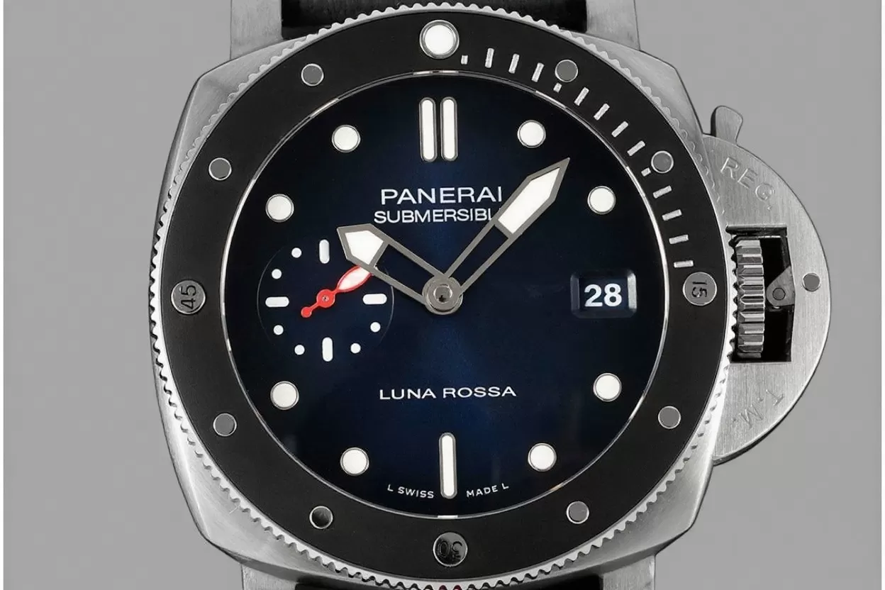 Submersible PAM1565 Luna Rossa 42mm SS / RU Blue Dial VSF P900 - Image 3