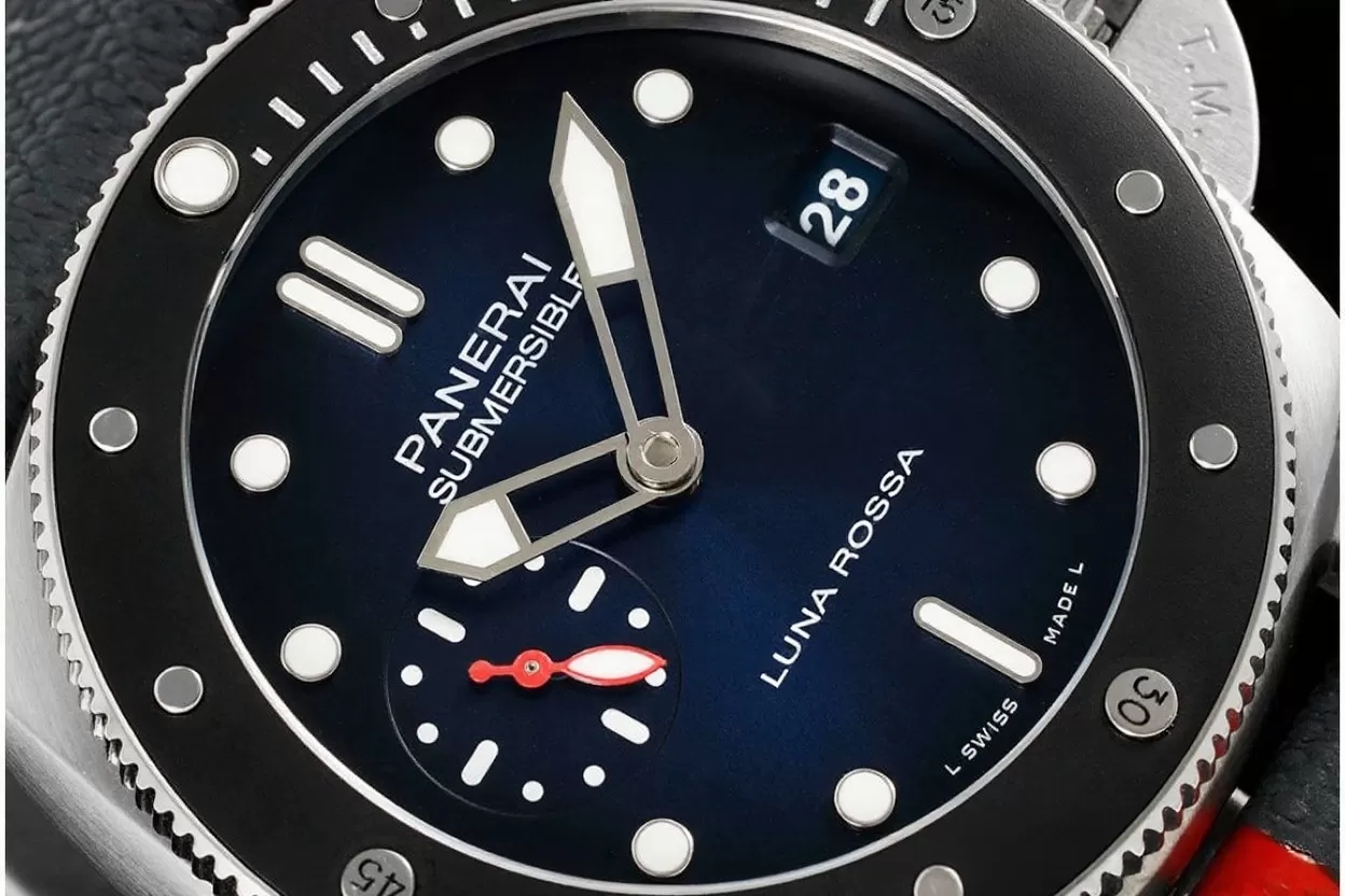 Submersible PAM1565 Luna Rossa 42mm SS / RU Blue Dial VSF P900 - Image 4
