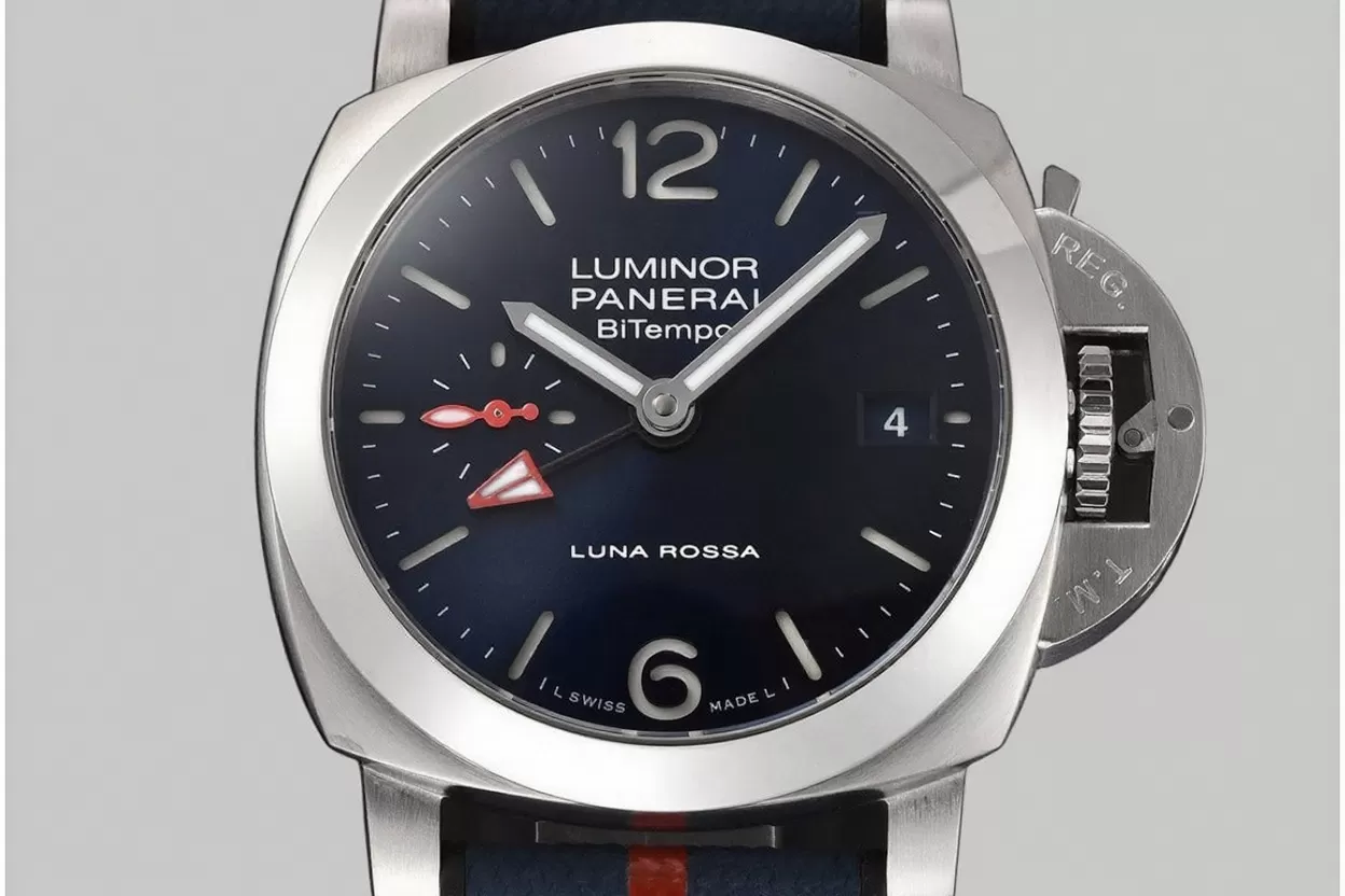 Luminor PAM1404 Bitempo GMT 40mm SS / NY Blue Dial VSF P900 - Image 2