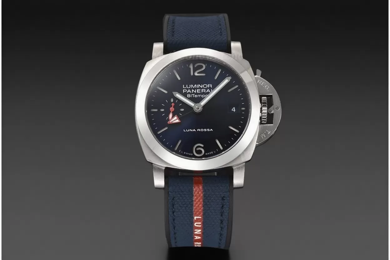 Luminor PAM1404 Bitempo GMT 40mm SS / NY Blue Dial VSF P900 - Image 4