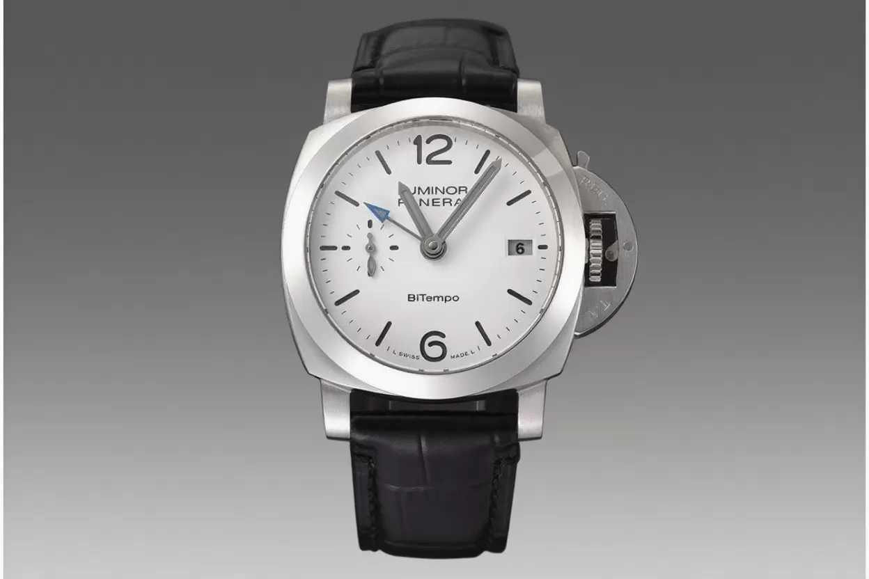 Luminor PAM1367 Bitempo GMT 40mm SS / LE White Dial VSF P900 - Image 3