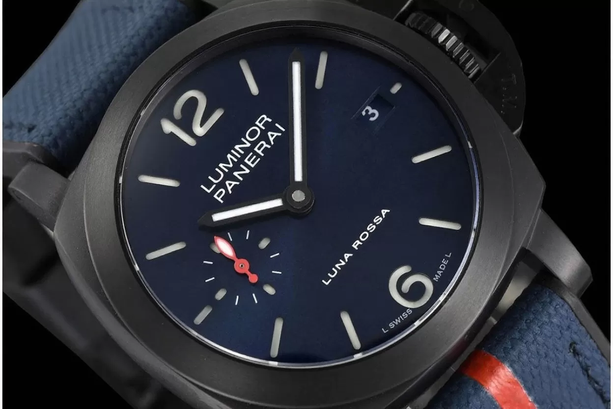 Luminor PAM1408 Luna Rossa 40mm DLC / NY Blue Dial VSF P900 - Image 2