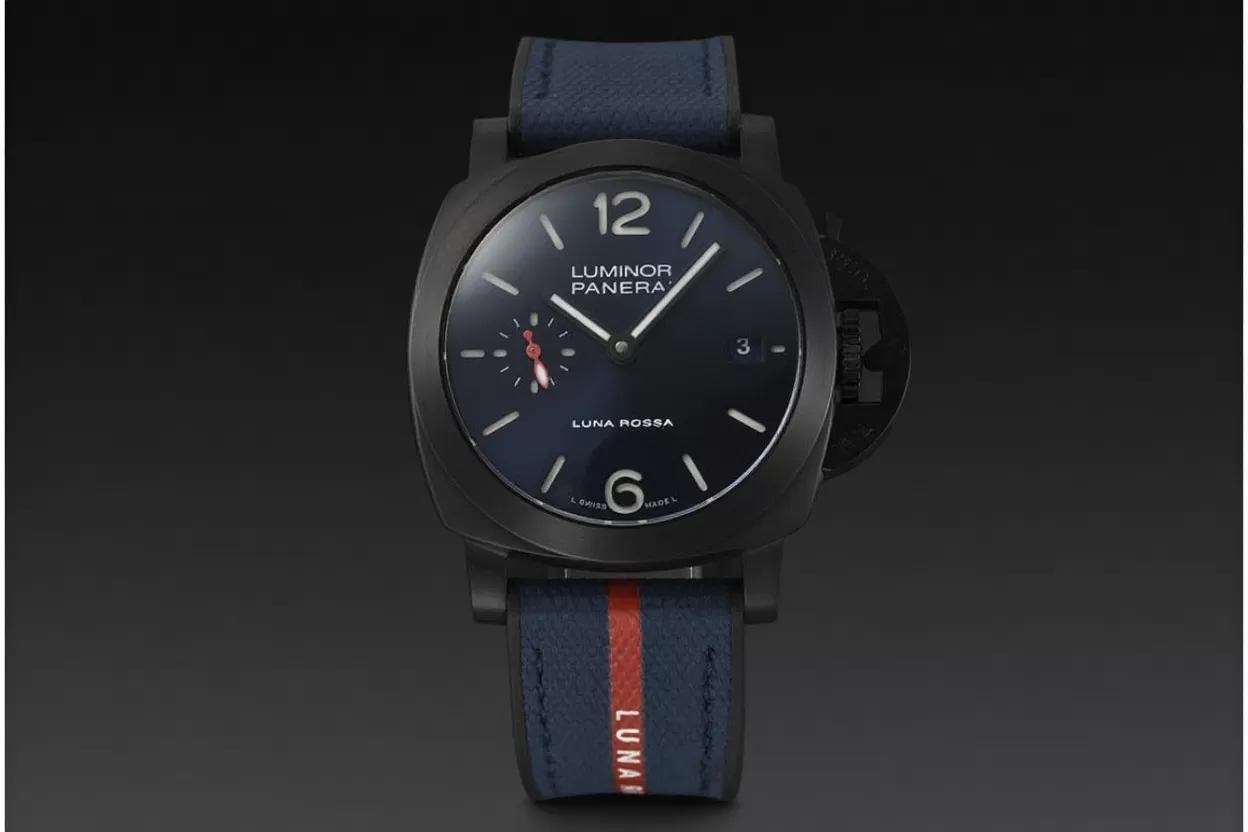 Luminor PAM1408 Luna Rossa 40mm DLC / NY Blue Dial VSF P900 - Image 3