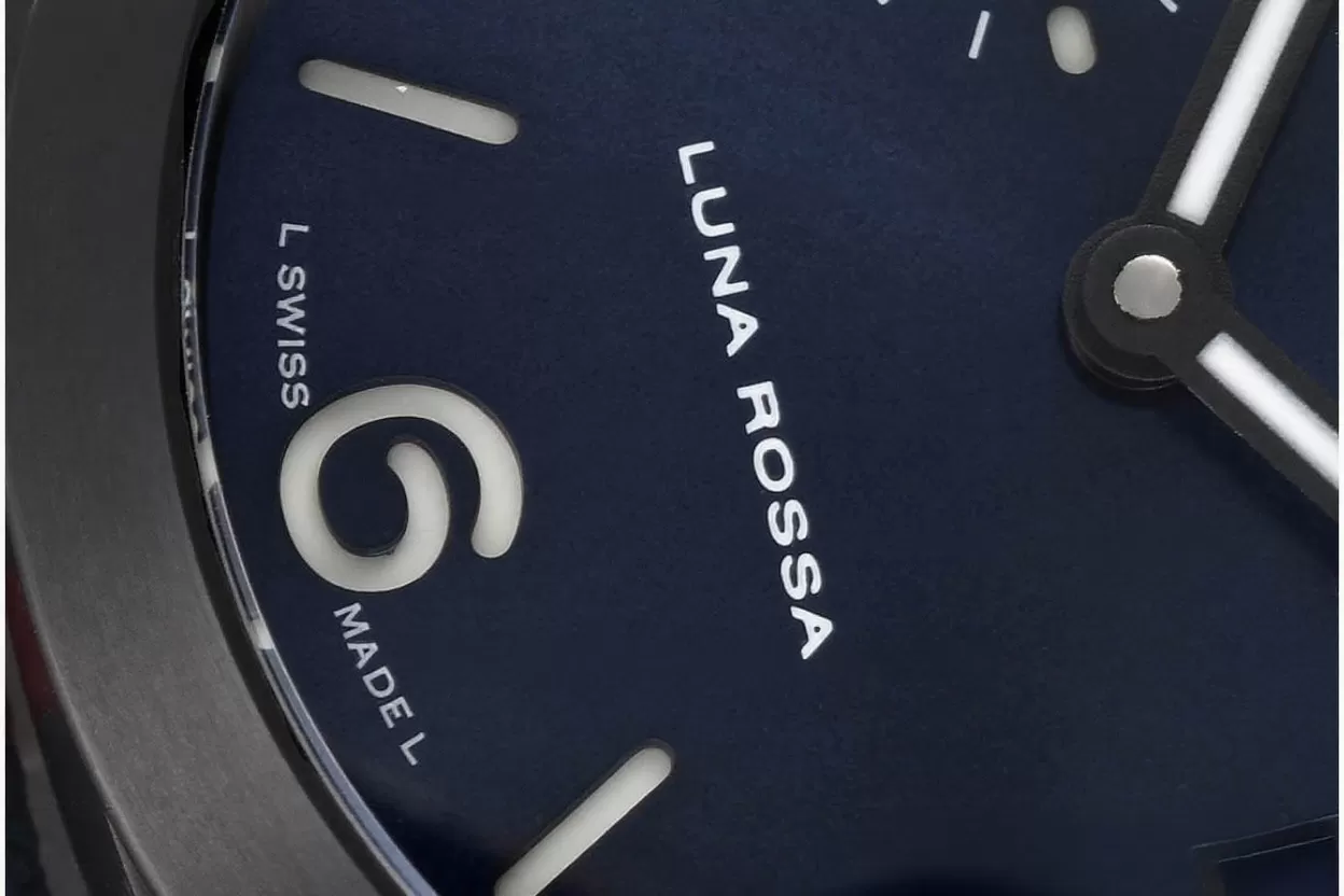 Luminor PAM1408 Luna Rossa 40mm DLC / NY Blue Dial VSF P900 - Image 4