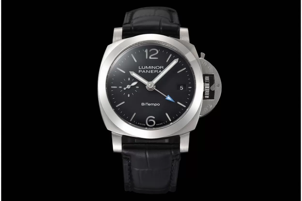 Luminor PAM1365 Bitempo GMT 40mm SS / LE Black Dial VSF P900 - Image 3