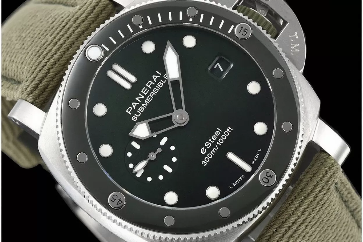 Submersible PAM1287 44MM SS / NY Green Dial VSF P900 - Image 3