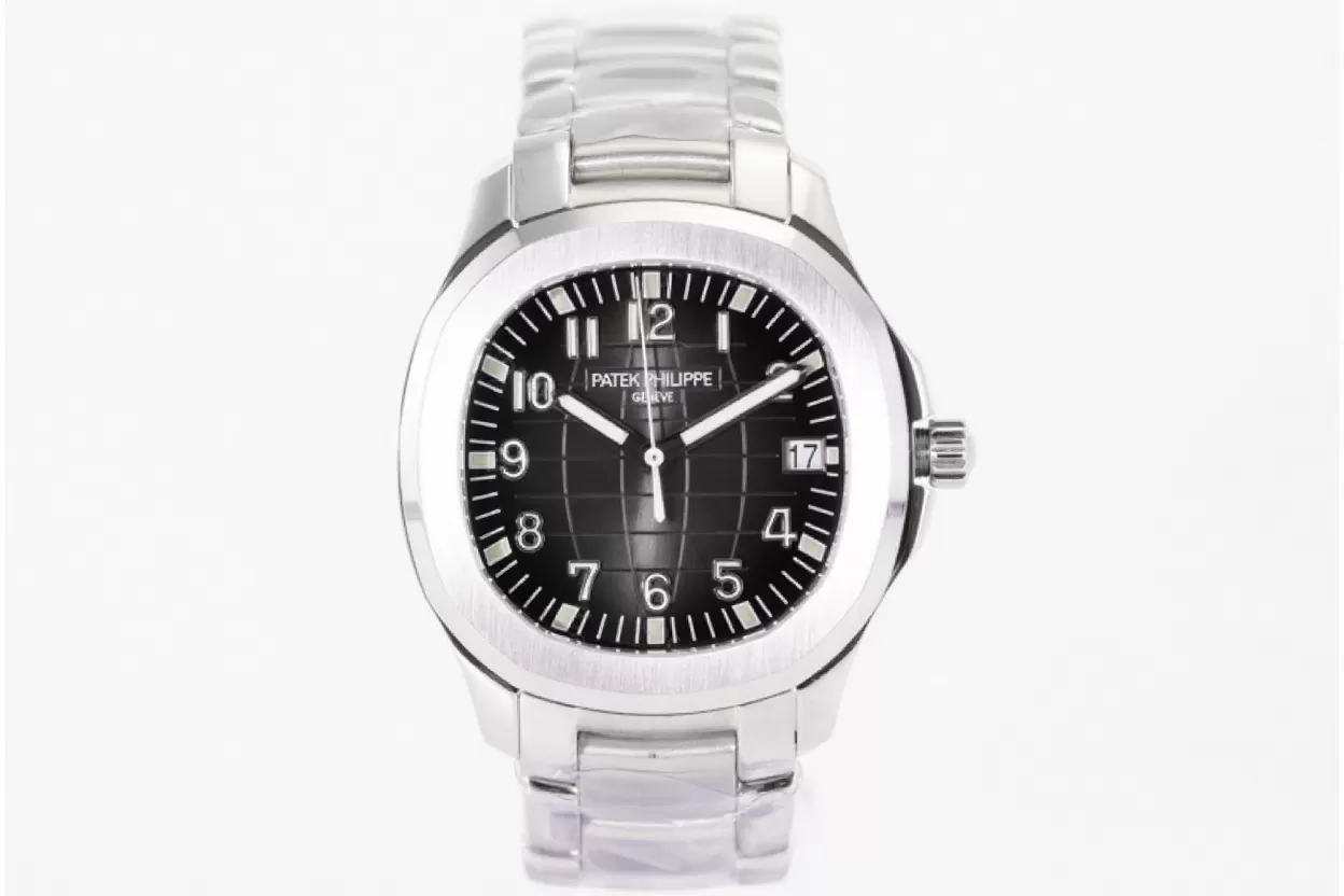 Patek Philippe ?C Aquanaut Ref.5167 SS / SS Black / Num 3KF 1:1 Asia 324