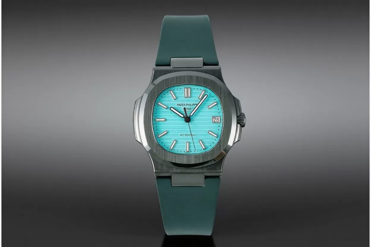 Nautilus AET 5711 40mm Cer / RU Tiffany Blue Dial AMGF MY9015 - Image 3