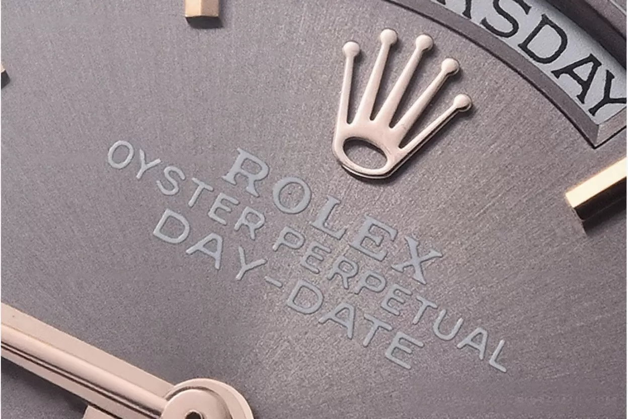 Rolex ?C DayDate 36mm Flt RG / RG Grey Stk BP Asia 2836 - Image 6
