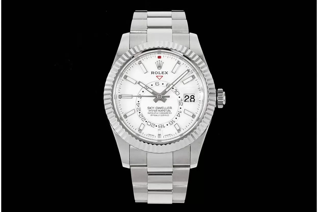 SkyDweller 326934 42mm Oys SS / SS White Dial ZF A2824 - Image 4