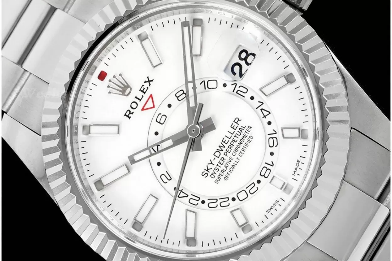SkyDweller 326934 42mm Oys SS / SS White Dial ZF A2824 - Image 3