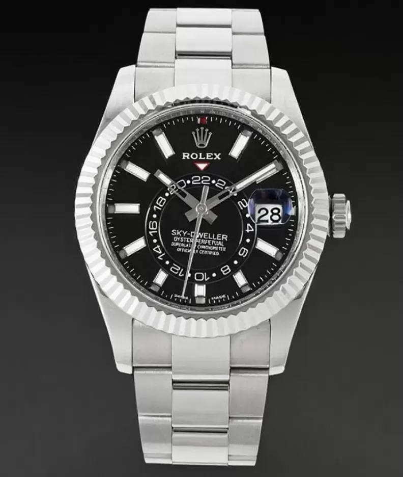 SkyDweller 326934 42mm Oys SS / SS Black Dial ZF A2824