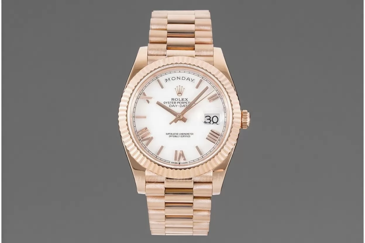 DayDate 40mm RG / RG White / Rmn EWF A2836 - Image 4