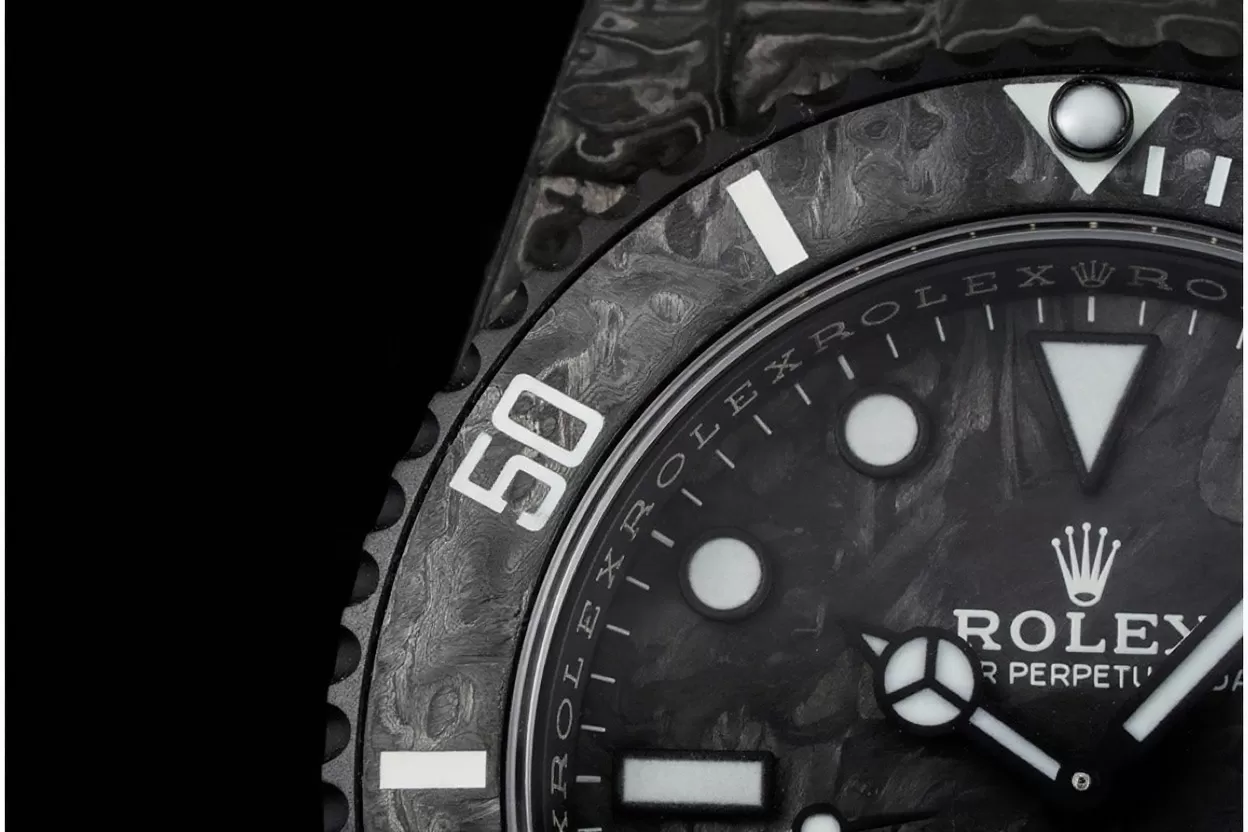 Submariner DIW 40MM Carbon / NY Black / White VSF VS3135 - Image 5