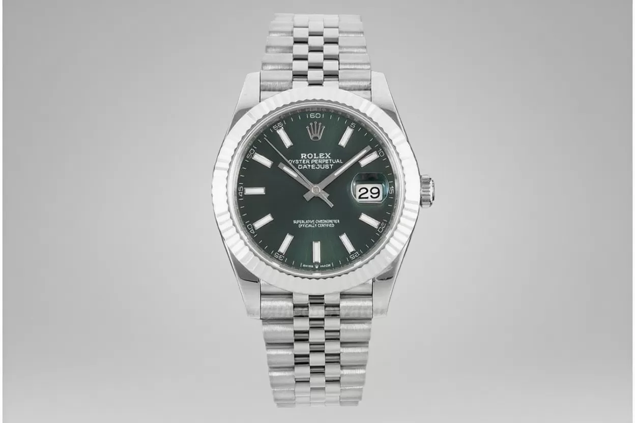 Datejust 126334 41mm Jub SS / SS Green / Stk VSF DD3235 - Image 3
