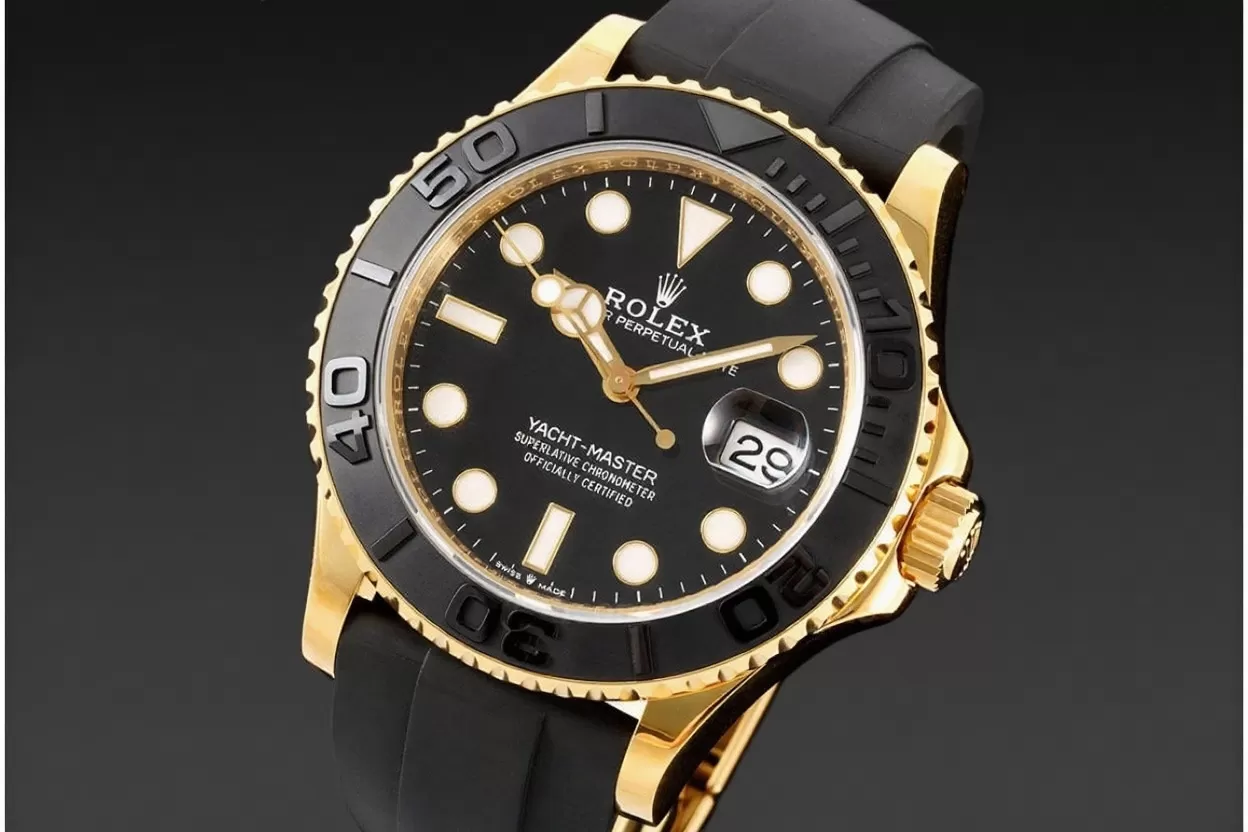 Yacht ?C Master 226658 42mm YG / RU Black / Dot VSF DD3235