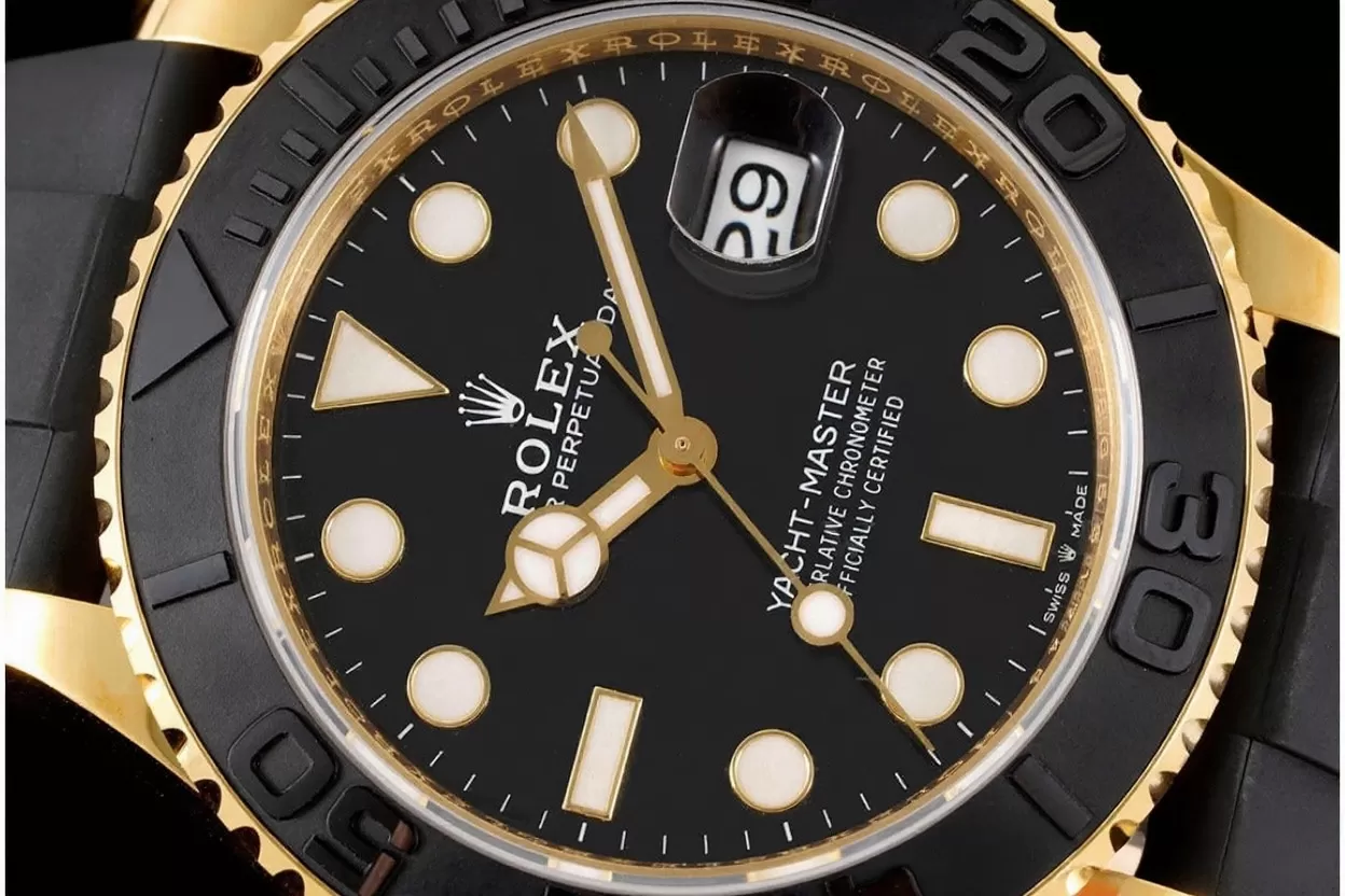 Yacht ?C Master 226658 42mm YG / RU Black / Dot VSF DD3235 - Image 4