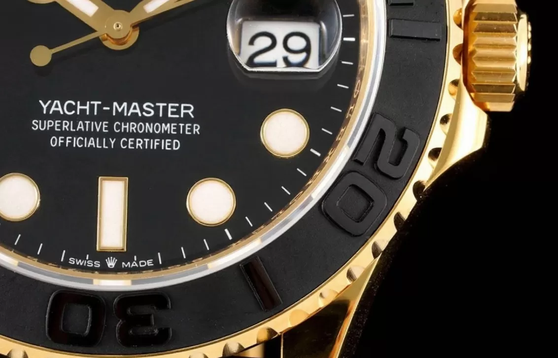 Yacht ?C Master 226658 42mm YG / RU Black / Dot VSF DD3235 - Image 8