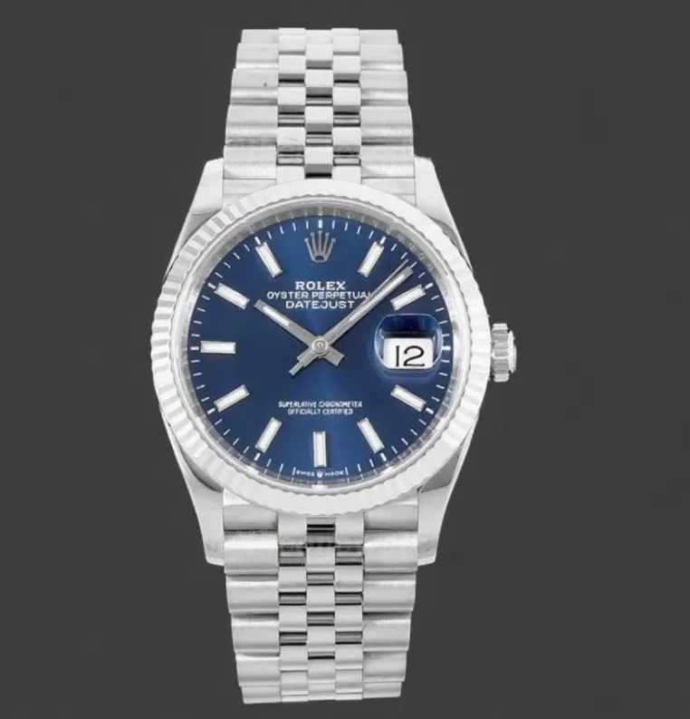 Datejust 126234 36mm Jub SS / SS Blue / Stk VSF DD3235