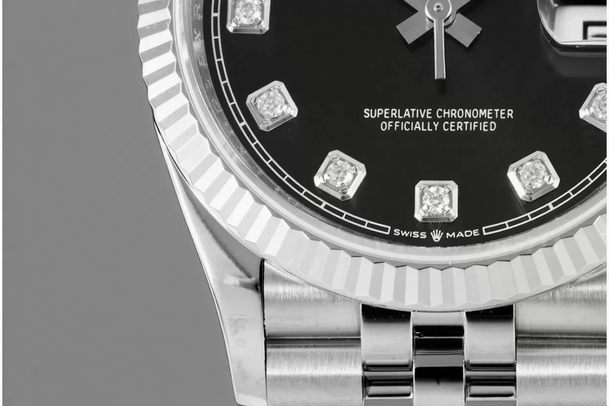 Datejust 126234 36mm Jub SS / SS Black / Dia VSF DD3235 - Image 5