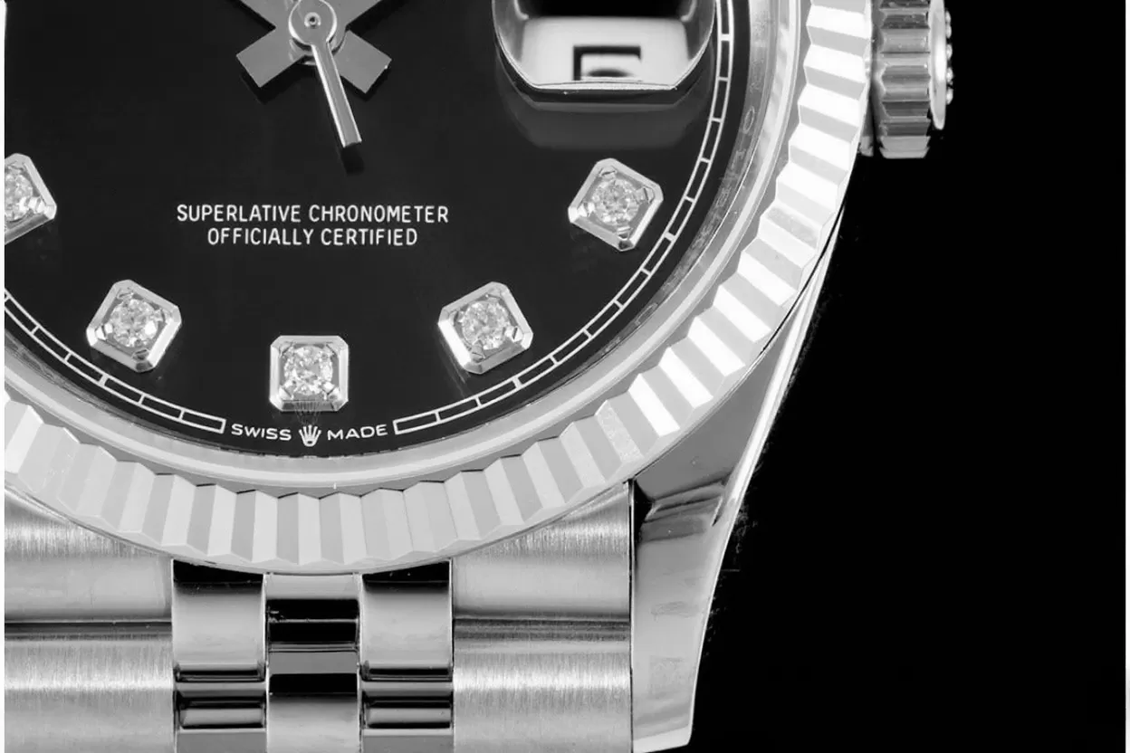 Datejust 126234 36mm Jub SS / SS Black / Dia VSF DD3235 - Image 6
