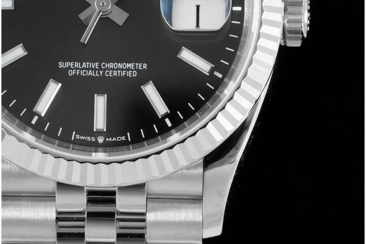 Datejust 126234 36mm Jub SS / SS Black / Stk VSF DD3235 - Image 5