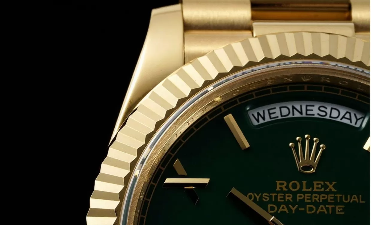 DayDate 228238 40mm Pres YG / YG Green Dial GMF A2836 (Gain Weight) - Image 5