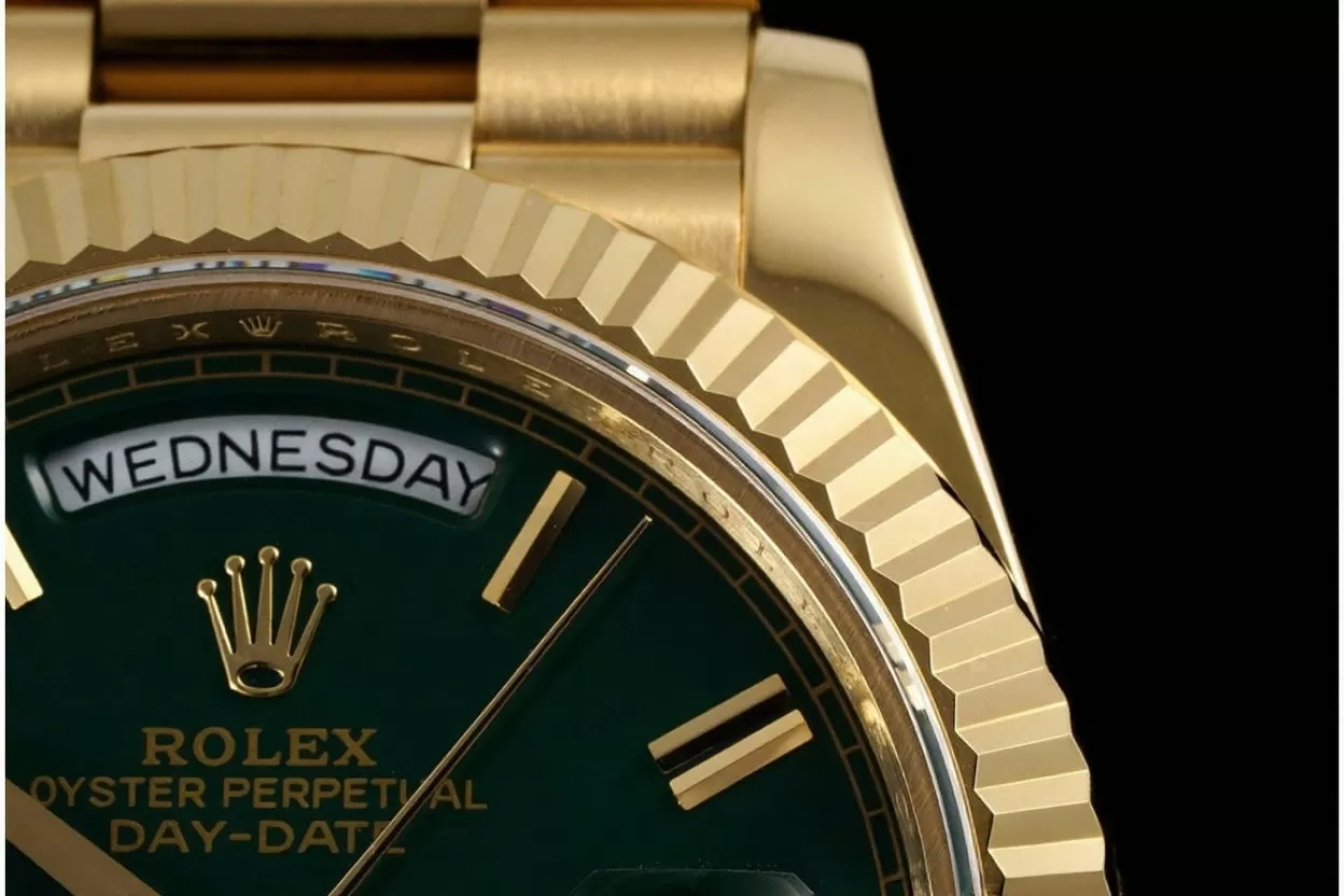DayDate 228238 40mm Pres YG / YG Green Dial GMF A2836 (Gain Weight) - Image 6