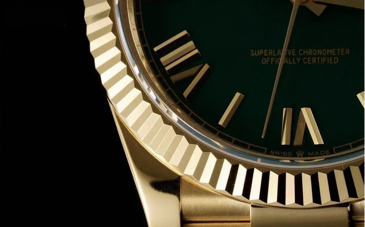 DayDate 228238 40mm Pres YG / YG Green Dial GMF A2836 (Gain Weight) - Image 7