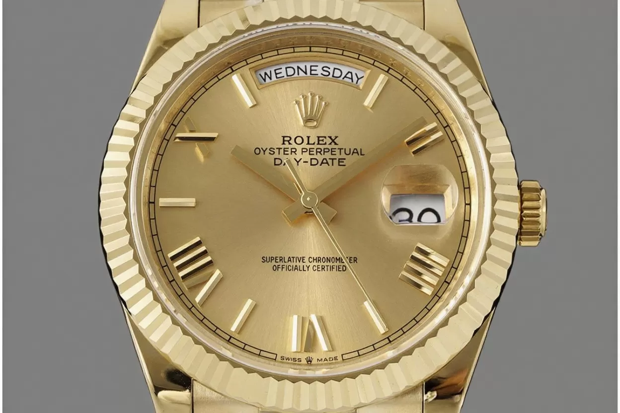 Rolex ?C DayDate 228238 40mm Pres YG / YG Gold Dial GMF A2836 (Gain Weight) - Image 3