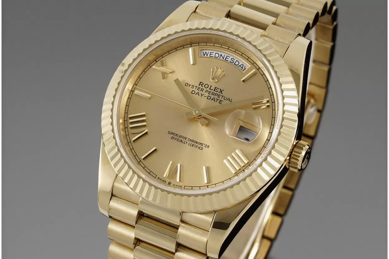 Rolex ?C DayDate 228238 40mm Pres YG / YG Gold Dial GMF A2836 (Gain Weight) - Image 4