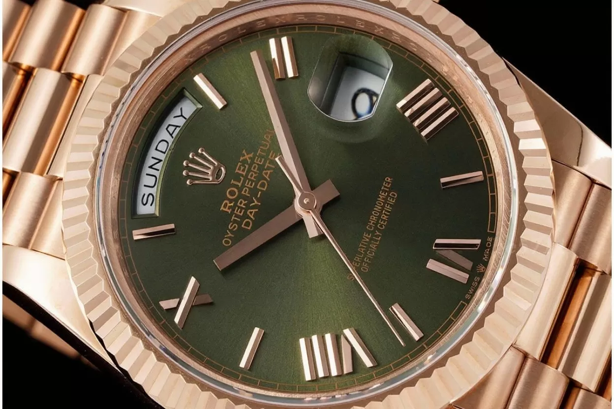 DayDate 228235 40mm Pres RG / RG Green Dial GMF A2836 (Gain Weight) - Image 3