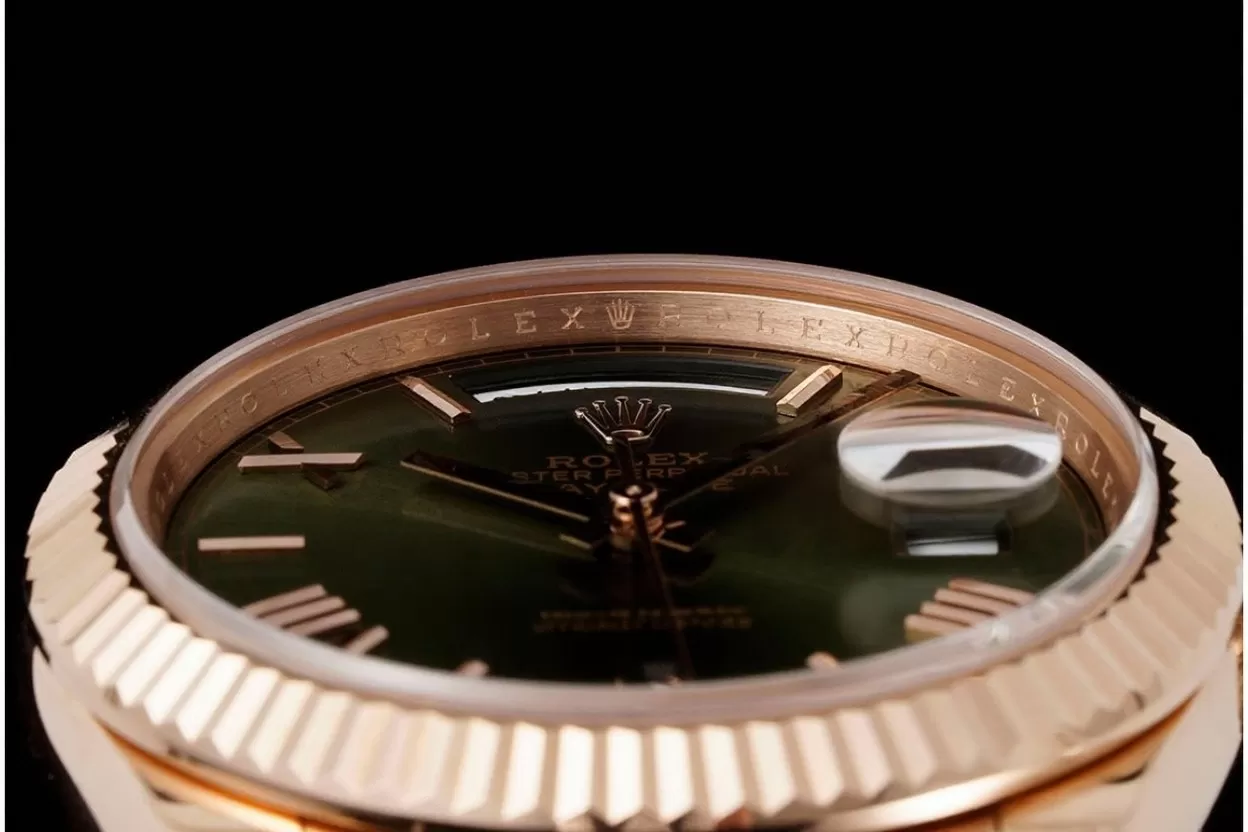 DayDate 228235 40mm Pres RG / RG Green Dial GMF A2836 (Gain Weight) - Image 9