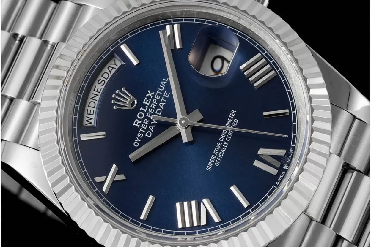 DayDate 228239 40mm Pres SS / SS Blue Dial GMF A2836 (Gain Weight) - Image 3