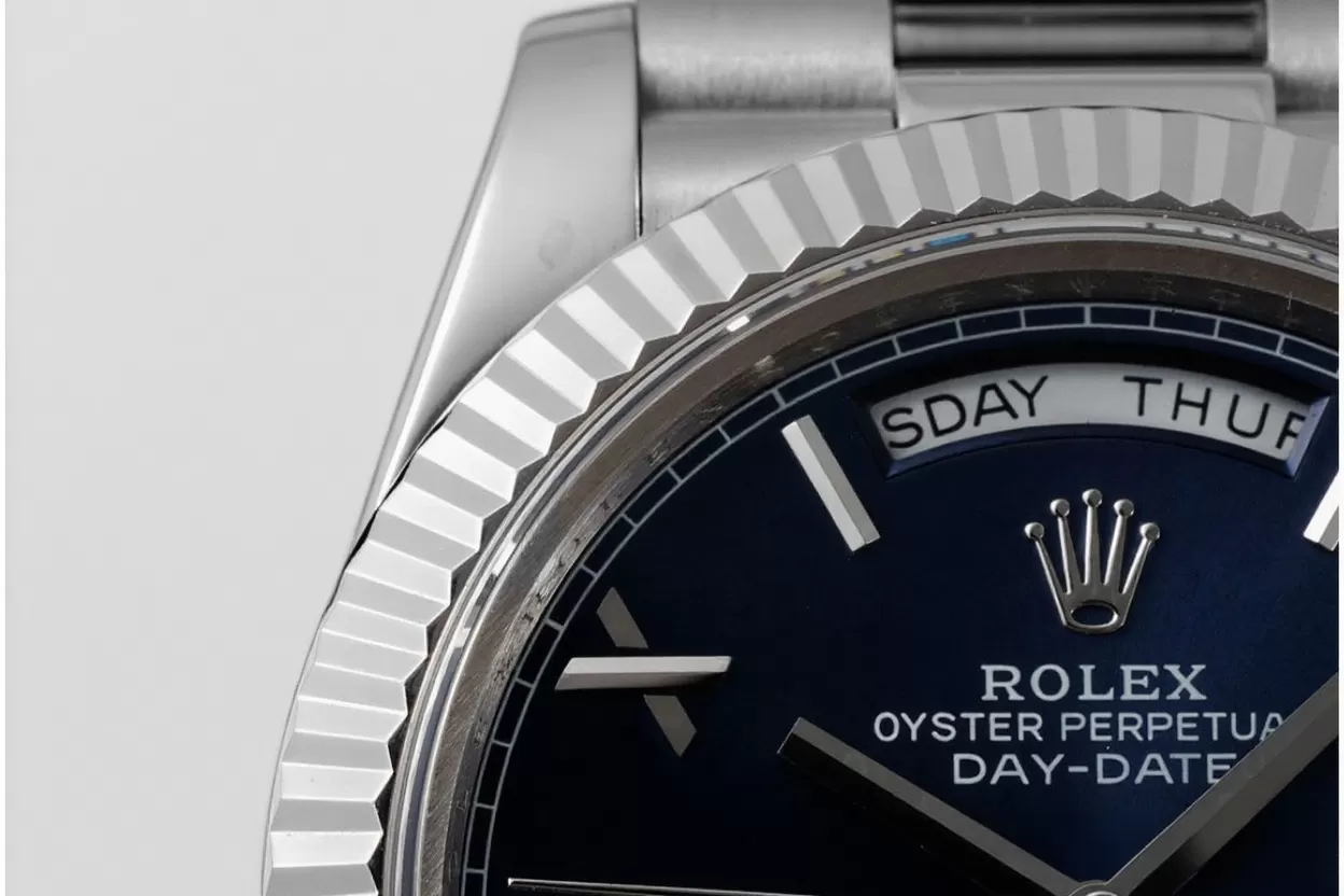 DayDate 228239 40mm Pres SS / SS Blue Dial GMF A2836 (Gain Weight) - Image 4