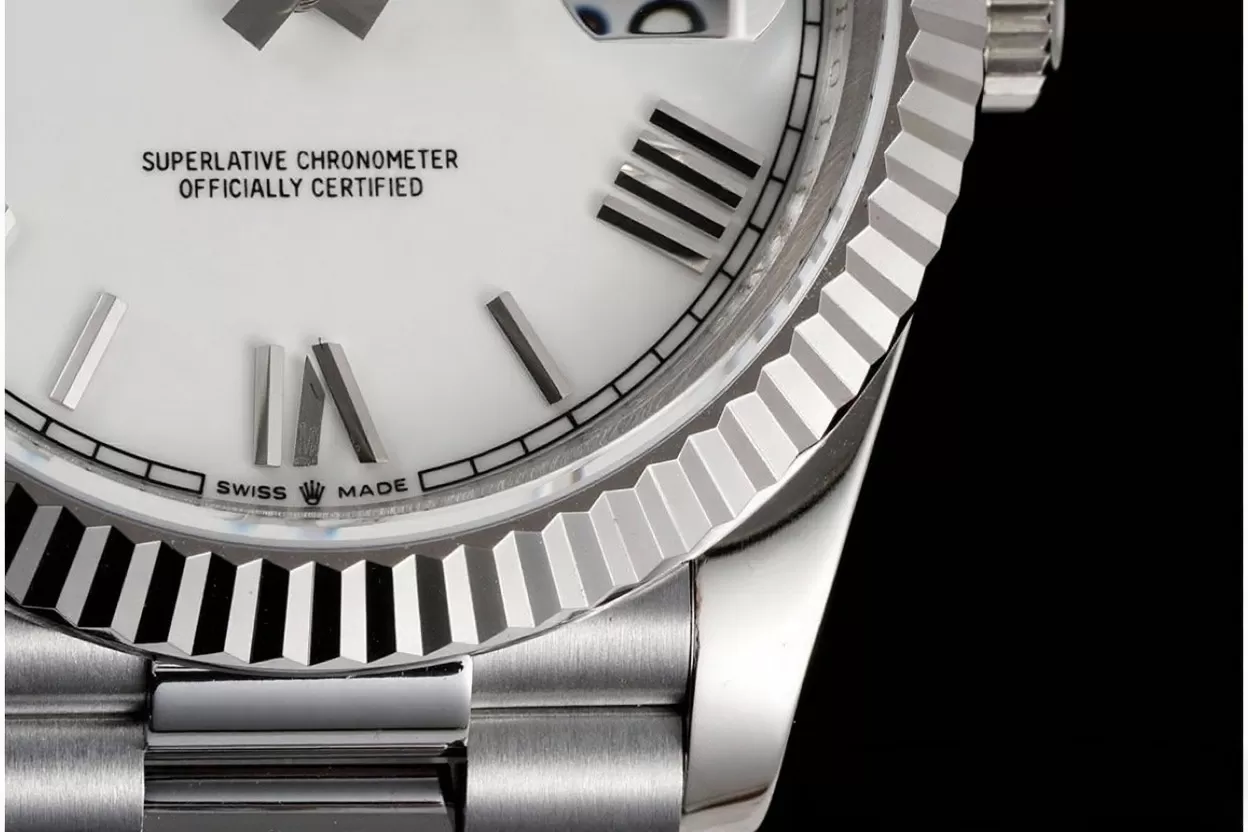 DayDate 228239 40mm Pres SS / SS White Dial GMF A2836 (Gain Weight) - Image 4