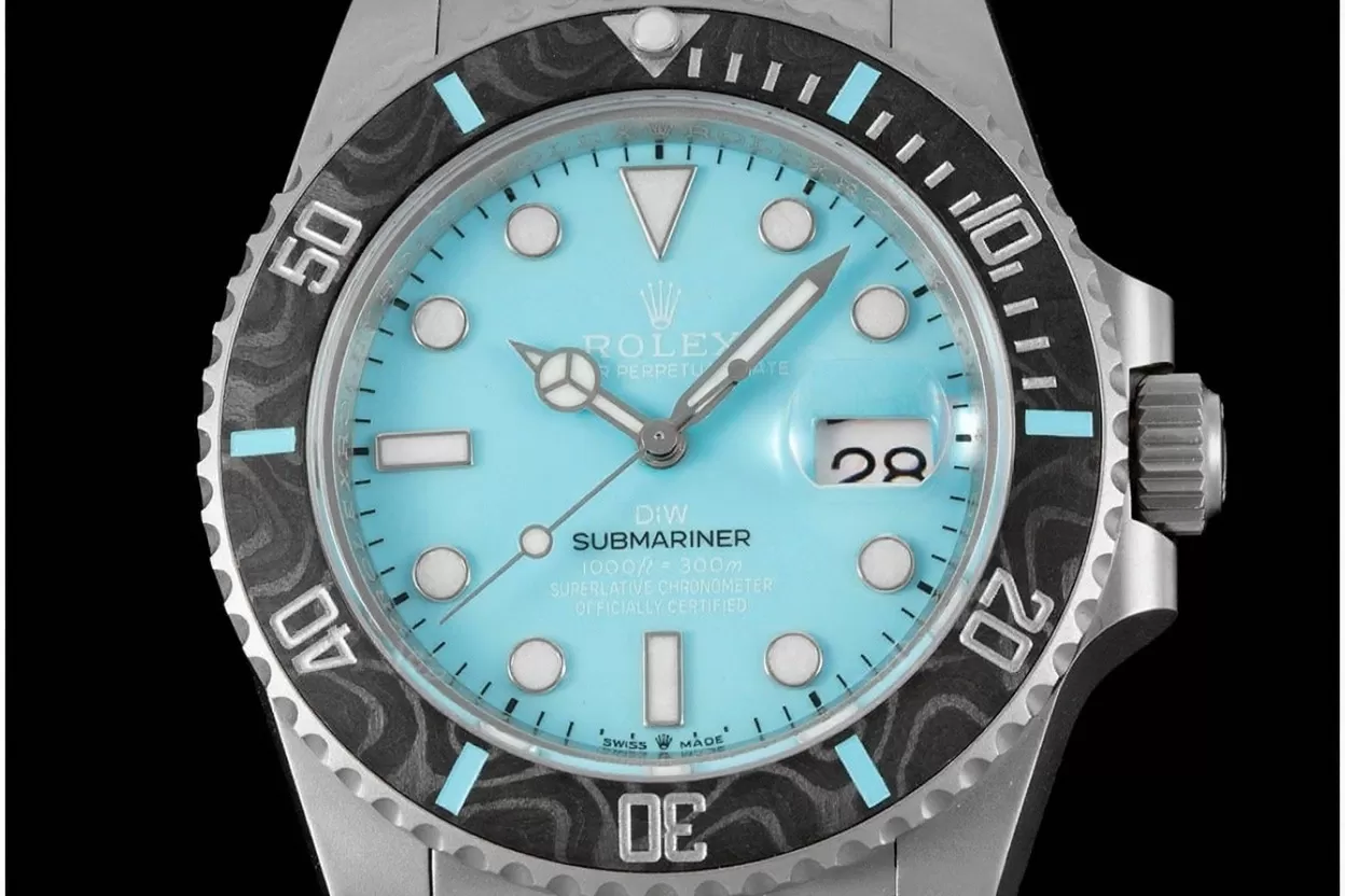 Submariner DIW 40mm 904L SS / SS Tiffany Dial VSF VS3135 - Image 2