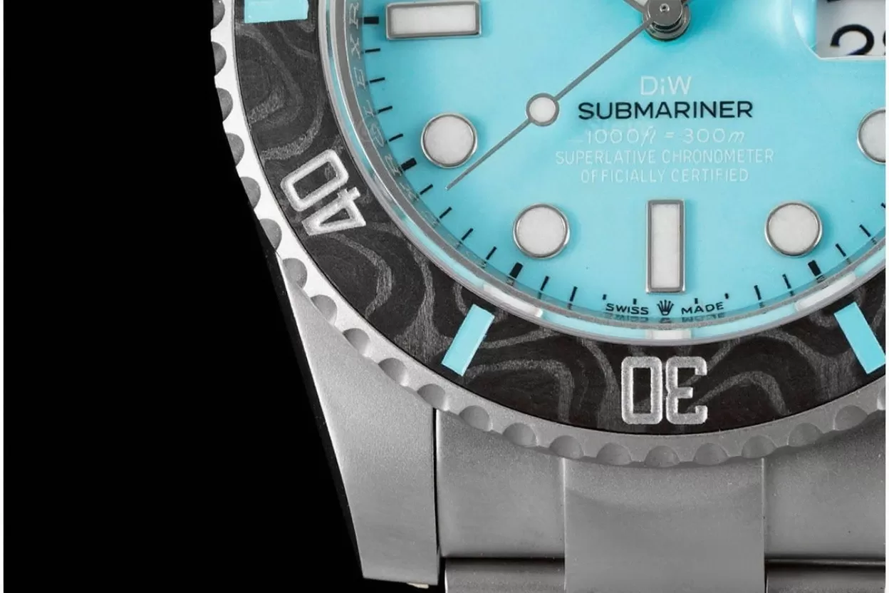 Submariner DIW 40mm 904L SS / SS Tiffany Dial VSF VS3135 - Image 5