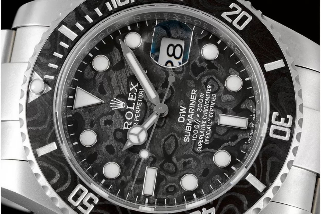 Submariner DIW 40mm 904L SS / SS Carbon Dial VSF VS3135 - Image 4